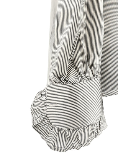 Stripe shirt with ruffle cuff - PROTShirt