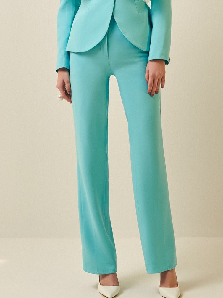 Pastel blue straight trouser - PROTTrouser