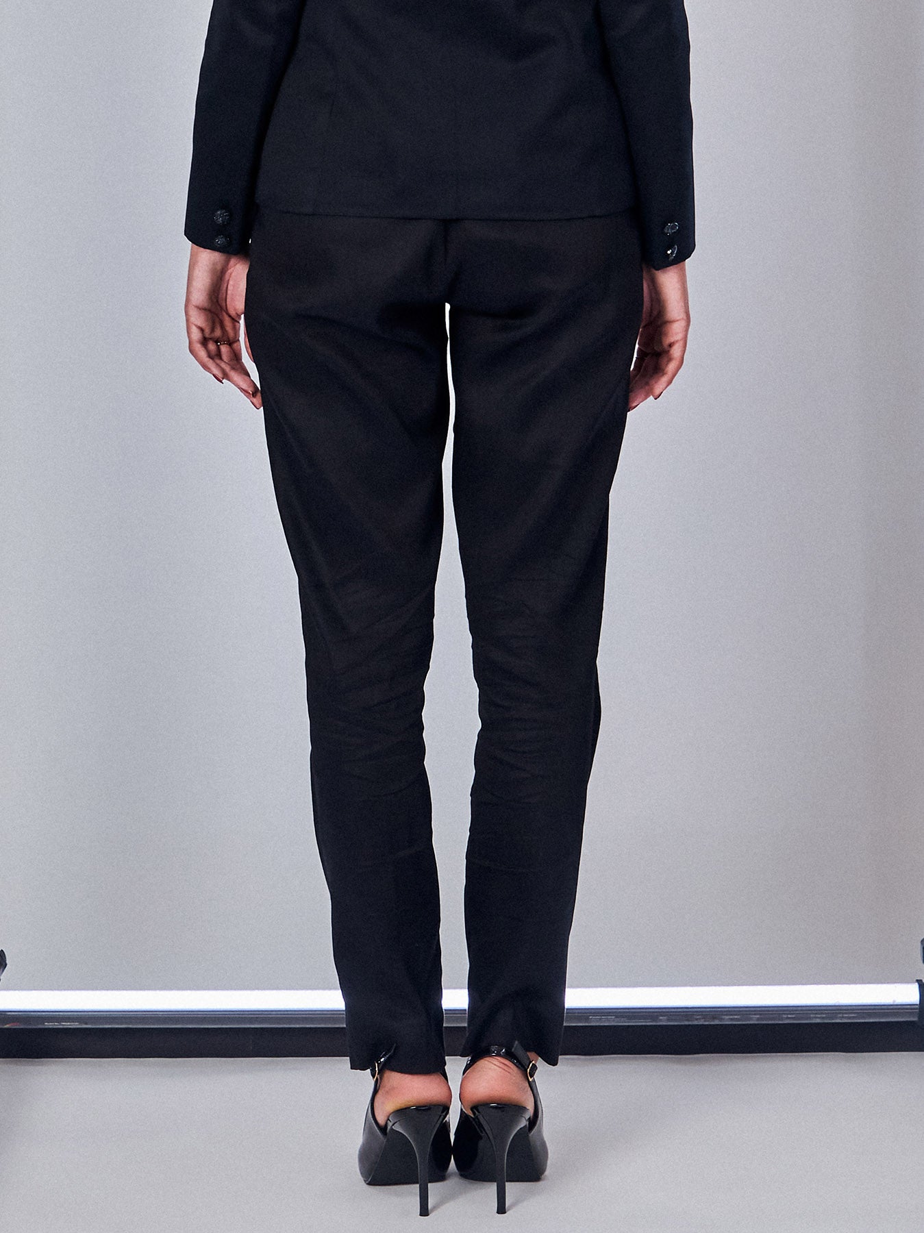 Black High Waist Trouser