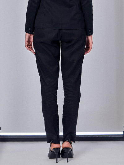 Black High Waist Trouser